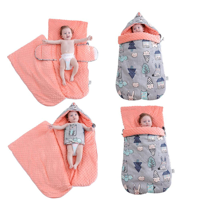 Newborn Baby Envelope Cocoon Model Sleeping Bag Infant Boy Girl Kids Sleep sack Swaddle Blanket  For Baby Kids