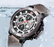 Men's Casual Waterproof Watch With Chronometers And Fluorescent Hands Excellent Design Perfect Gift