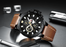 Men's Casual Waterproof Watch With Chronometers And Fluorescent Hands Excellent Design Perfect Gift