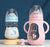 Modern Glass Baby Bottle Straw Drop-resistant Water Drink Bottles for Baby Milk Bottle for a Child