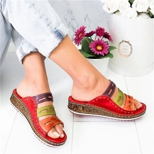 2021 New Fashion Summer Women Slippers fashion Sandals women Shoes Platform Wedges Sandals - ALLURELATION - 502, best choice sandals, Best Quality Sandals, comfortable sandals, cute sandals, Sandals, sandals for women, slippers, summer sandals, trending sandals, women sandals - Stevvex.com