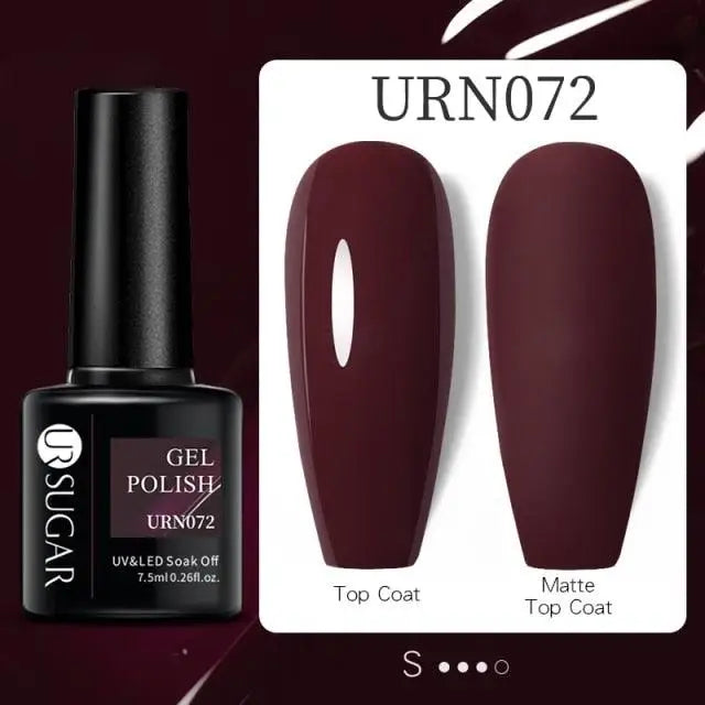 2022 New Matte 7.5ML Nail Gel Polish Base Matte Coat UV LED Home Manicure Luxury Matte Design Luxury Nail Gel