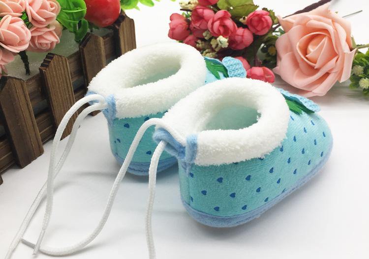 Unisex Winter Warm Baby Shoes 0-1 Year Old Anti-Slip Soft Bottom Toddler Children's Shoe