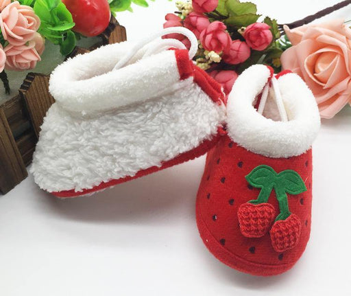 Unisex Winter Warm Baby Shoes 0-1 Year Old Anti-Slip Soft Bottom Toddler Children's Shoe