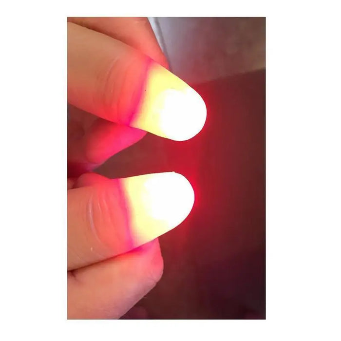 2pcs Red Lightup Magic Thumbs LED Magic Fingers Tricks Thumb Props Amazing Ultra Bright Light Festival Party Toys Illusion Magic Gadgets - STEVVEX Gadgets - 739, fingers magic trick, gadgets, led magic thumb props, magic, magic gadget, magic gadgets, magic thumb, magic trick, red thumb props, thumb props, thumb tricks - Stevvex.com