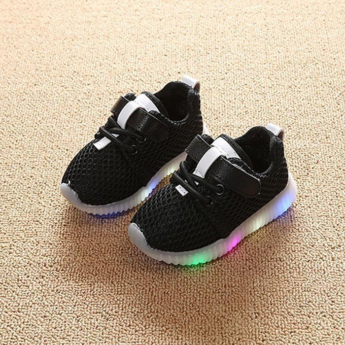 Children 1-3-6 Years Old Baby Toddler LED Shoes Light Soft Bottom Breathable High Quality Shoes