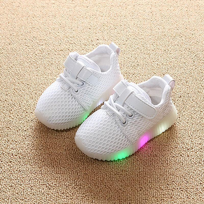 Children 1-3-6 Years Old Baby Toddler LED Shoes Light Soft Bottom Breathable High Quality Shoes