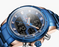 Mens Wrist Watch, Waterproof Analog Digital Watches Multifunction Stainless Steel Business Watches For Man Perfect Gift