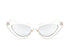 Luxury Modern Cat Eye  Fashion Retro Classic Lady and Woman Sunglasses With Triange Frame  With UV 400 Protection