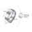 6/8mm Stainless Steel Stress Release Spinner Classic Band Ring for Men Accessory - Casual Sport Jewelry - ALU133GUREEF