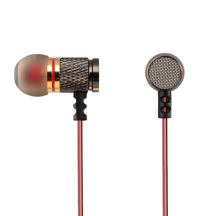 Luxury Earphone High Quality HiFi Sport Earbud Auricular Metal Fever Heavy Bass Copper HD Metal Bass Stereo earpiece Headphones