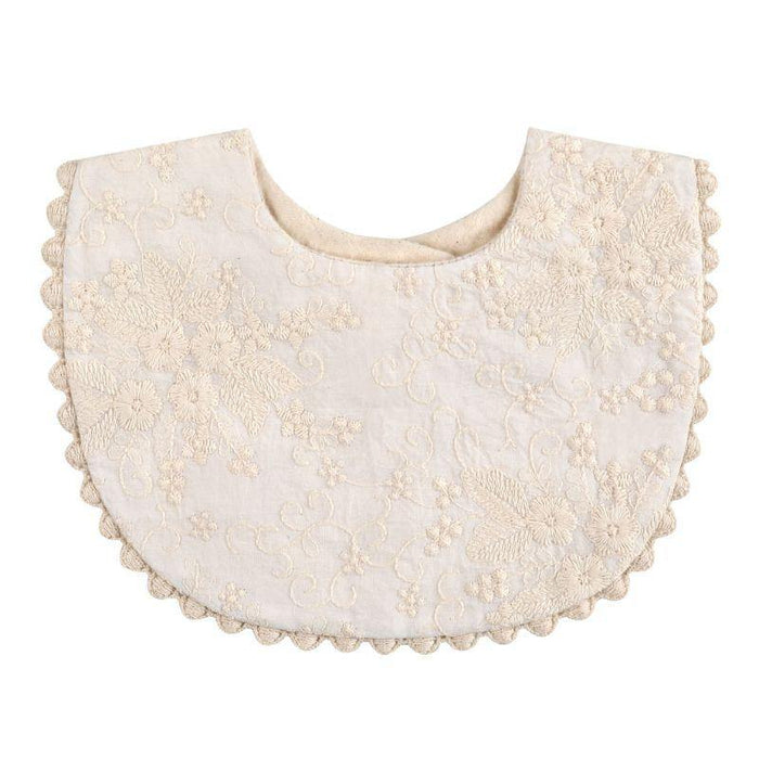 Infant Baby Bib Kid Toddler Dinner Feeding Tassel Double-side Cotton Linen Burp Cloths Saliva Towel For Baby