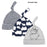 Printed Baby Hats & Caps For Newborn Baby Accessories In Elegant Modern Design Set Of 3PCS For Baby Kids