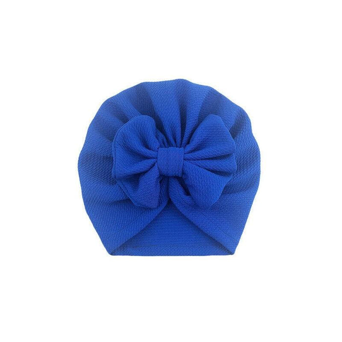 Baby Girl Hat Turban With Bow Knot Infant Beanie Solid Big Bowknot Cap For Girls Kid Hats