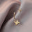 Luxury Elegant Crytal Angel wings Rhinestone Hanging Dangle Exaggerated Fashion Stud Earrings With Elegant Anti-allergy Design For Ladies and Women In New Trend Popular Style