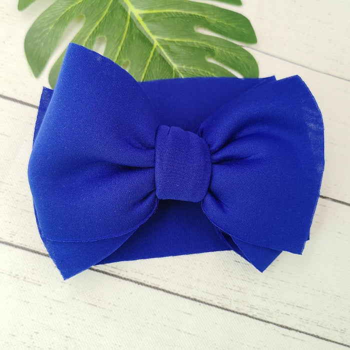 Modern Luxury Big Puff Bow Baby Girl Headbands for Girls Baby Turban Headband For Girls Baby