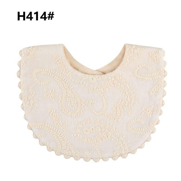 Infant Baby Bib Kid Toddler Dinner Feeding Tassel Double-side Cotton Linen Burp Cloths Saliva Towel For Baby