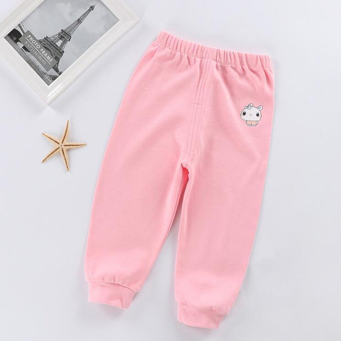 New Kids 1-5Year Baby Boys Pants Autumn Warm Toddler Infant Long Trousers Cartoon 100% Cotton Kids Children Pants