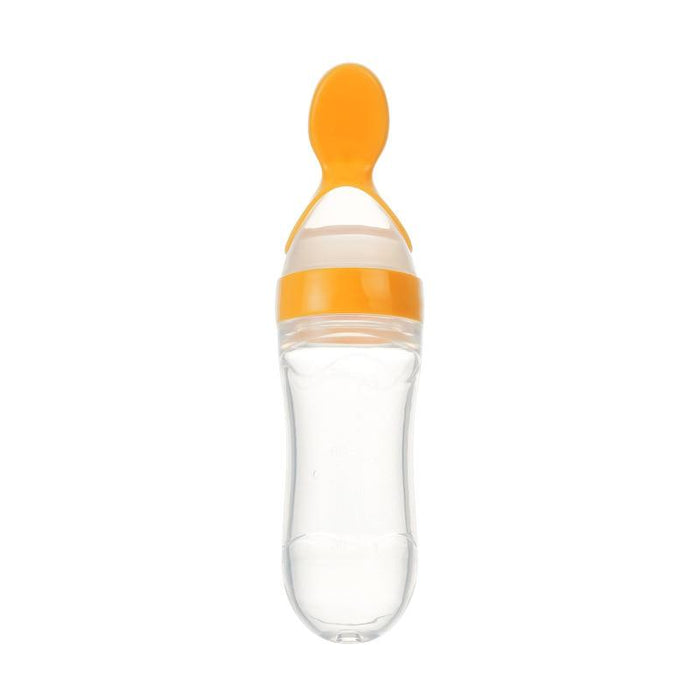 Baby Feeding Bottle Squeeze Feeding Spoon Milk Bottle Baby Training Feeder Food Supplement For Baby