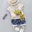 Fashion Infant  Clothing Set for Boys and Girls Cute Summer Casual Clothes Set  Top+Shorts Kids Clothes Summer Edition T shirt and Pants Set