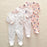 3Pcs Baby unisex Rompers  Long Sleeve Sleep suit Cartoon Jumpsuit Baby Pajamas Stes For Kids Between 0-12Months