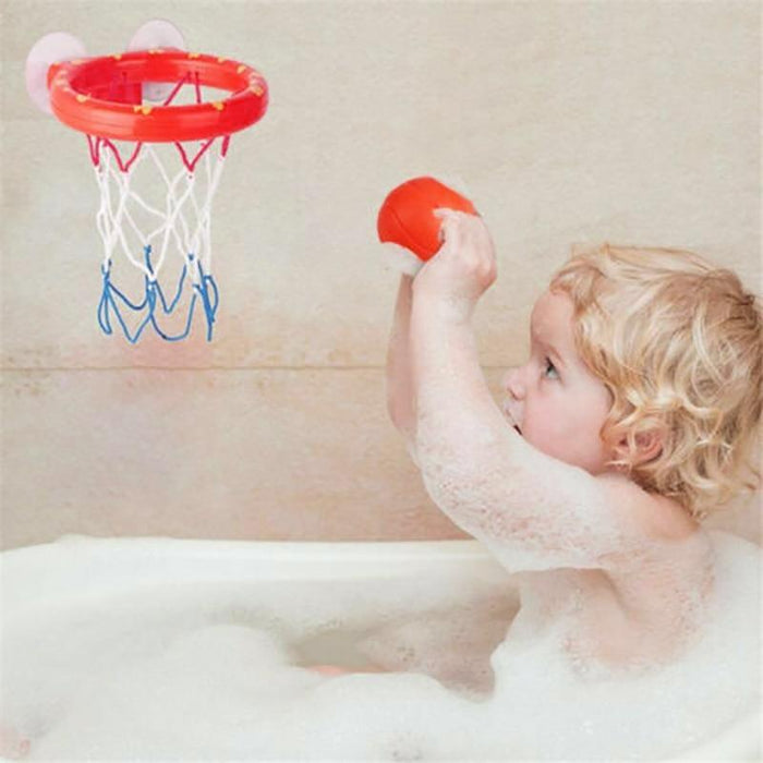 Bathroom Toddler Boy Water Toys Bathtub Shooting Basketball Hoop with 3 Balls Baby Bath Toy Kids for Kids Bath