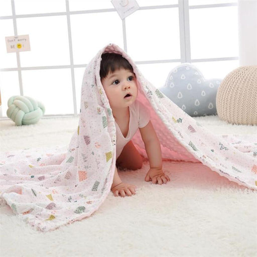 Modern Luxury Kids Blanket Baby Receiving Blanket Sleeping Bed Blanket Soft Newborn Swaddle For Kids