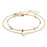 Gold Modern Luxury Star Pendant Anklet Foot Chain Leg Bracelet For Woman In Charm Jewelry Style Ideal for Gift