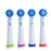 Modern  Rotation Proffesional Electric Toothbrush with 4 & 8 Replacement Heads Deep Clean Battery Operated Tooth Brush Teeth Whitening Teethbrush For Adults