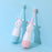 New Electric Toothbrush Cartoon Pattern Teethbrush Electric Teeth Tooth Brush For Kids with Soft Replacement Head Vibrating Toothbrush for Children Boys and Girls Age 3-13 IPX7 Waterproof Christmas Gift for Kids