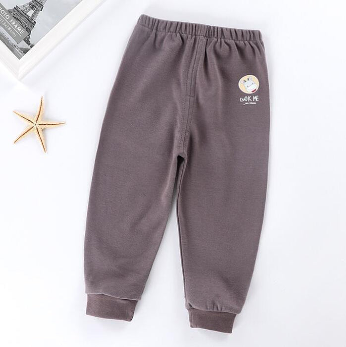 New Kids 1-5Year Baby Boys Pants Autumn Warm Toddler Infant Long Trousers Cartoon 100% Cotton Kids Children Pants