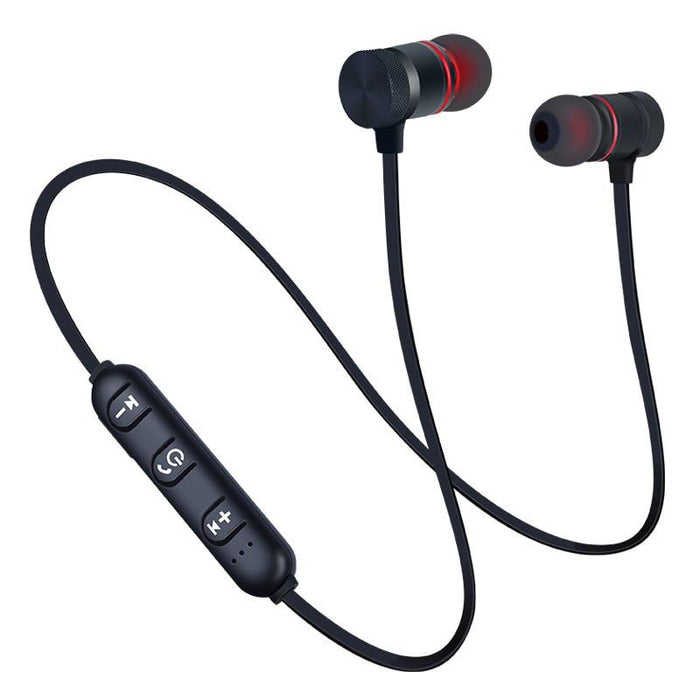 Luxury Modern New 5.0 Bluetooth Earphone Sports Neckband Magnetic Wireless earphones Stereo Earbuds Music Metal Headphones With Mic For All Phones