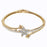 Rose Gold Stainless Steel Bracelets & Bangles Female Heart Forever Love Charm Bracelet For Women