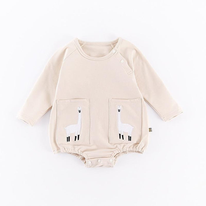 Romper Set Fashion Cartoon Bodysuit Hat and Pant  Clothing Set Cute Animal Newborn Baby Clothes Pajamas