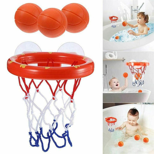 Bathroom Toddler Boy Water Toys Bathtub Shooting Basketball Hoop with 3 Balls Baby Bath Toy Kids for Kids Bath