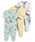 3pcs Set Baby Romper Newborn Sleep suit Flower Baby Rompers Infant Baby Clothes Long Sleeve Newborn Jumpsuits Pajamas for Kids