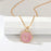 Women Long Simple Stars Moon Heart Round Double Layer Golden Necklace And Earrings Luxury Jewelry Style Cool Gift