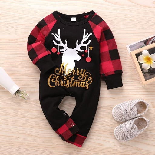 Baby Christmas Newborn Long Sleeve Rompers Jumpsuit for Boys Girls Infant Outfit With Holiday Design For Baby Boys And Girls