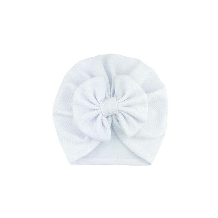 Baby Girl Hat Turban With Bow Knot Infant Beanie Solid Big Bowknot Cap For Girls Kid Hats