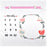 Baby Monthly Growth Milestone Blanket Photography Requirements Background Towel Cute Memory Carpet