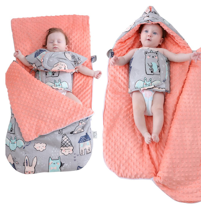 Newborn Baby Envelope Cocoon Model Sleeping Bag Infant Boy Girl Kids Sleep sack Swaddle Blanket  For Baby Kids