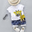 Fashion Infant  Clothing Set for Boys and Girls Cute Summer Casual Clothes Set  Top+Shorts Kids Clothes Summer Edition T shirt and Pants Set