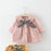 Baby Girl Coats Newborn Baby Clothes Autumn Winter Plaid Bow Coat Infant With Bow In elegant Modern Design