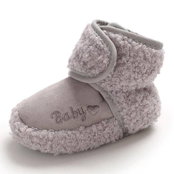 Newborn Soft Baby Boys Girls Toddler Shoes Comfortable Bottom Infant Shoes Warm Snow Boots