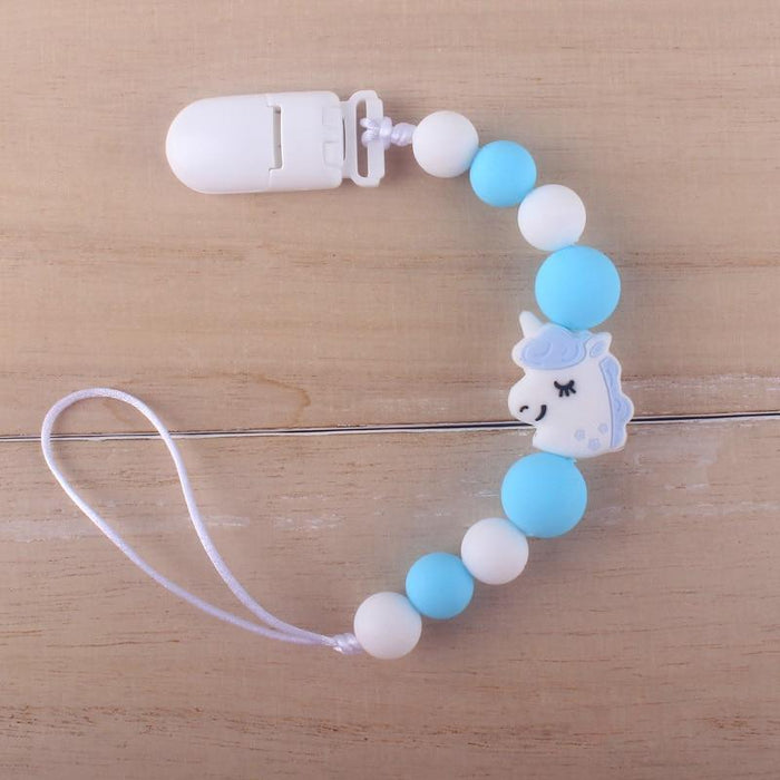 Handmade Animal Pendant Pacifier Clips Chain Nipple Holder for Infant Baby Pacifier