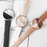 Women's Watch Leather Rose Gold Dress Female Clock Luxury Brand Design Women Watches Simple Fashion Ladies Watch For Women and Girls