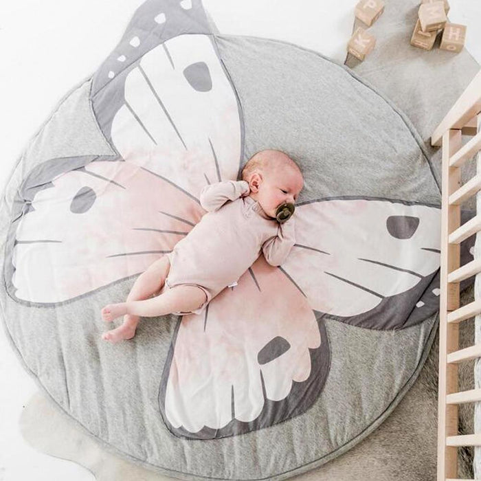 Creative Elephant Design Baby Play Mat  Round Carpet Cotton Animal Play Mat Newborn Infant Crawling Carpet For Baby Kids