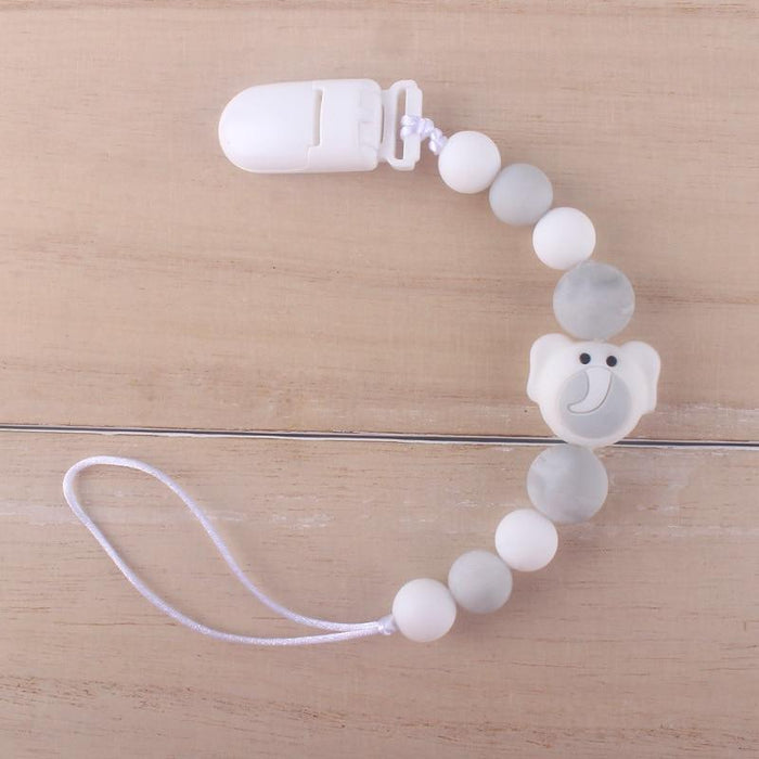 Handmade Animal Pendant Pacifier Clips Chain Nipple Holder for Infant Baby Pacifier