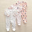 3pcs Set Baby Romper Newborn Sleep suit Flower Baby Rompers Infant Baby Clothes Long Sleeve Newborn Jumpsuits Pajamas for Kids