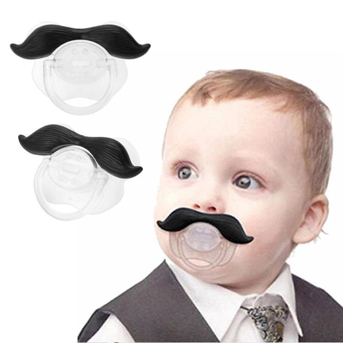 Modern Luxury Beard Pacifier Food Grade Silicone Funny Baby Nipple Teethers Toddler Pacifier Mousage For Baby and Kids